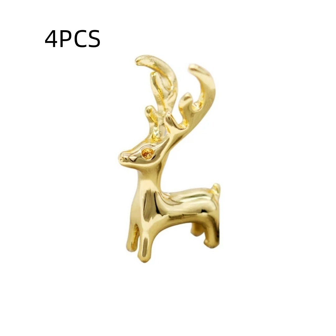 Color-preserving Pure Copper Plated 18K Gold Accessories Deer Mori Style Pendant