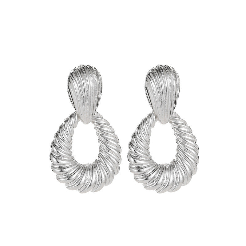 Geometric Drop Earrings Punk Style Small Jewelry