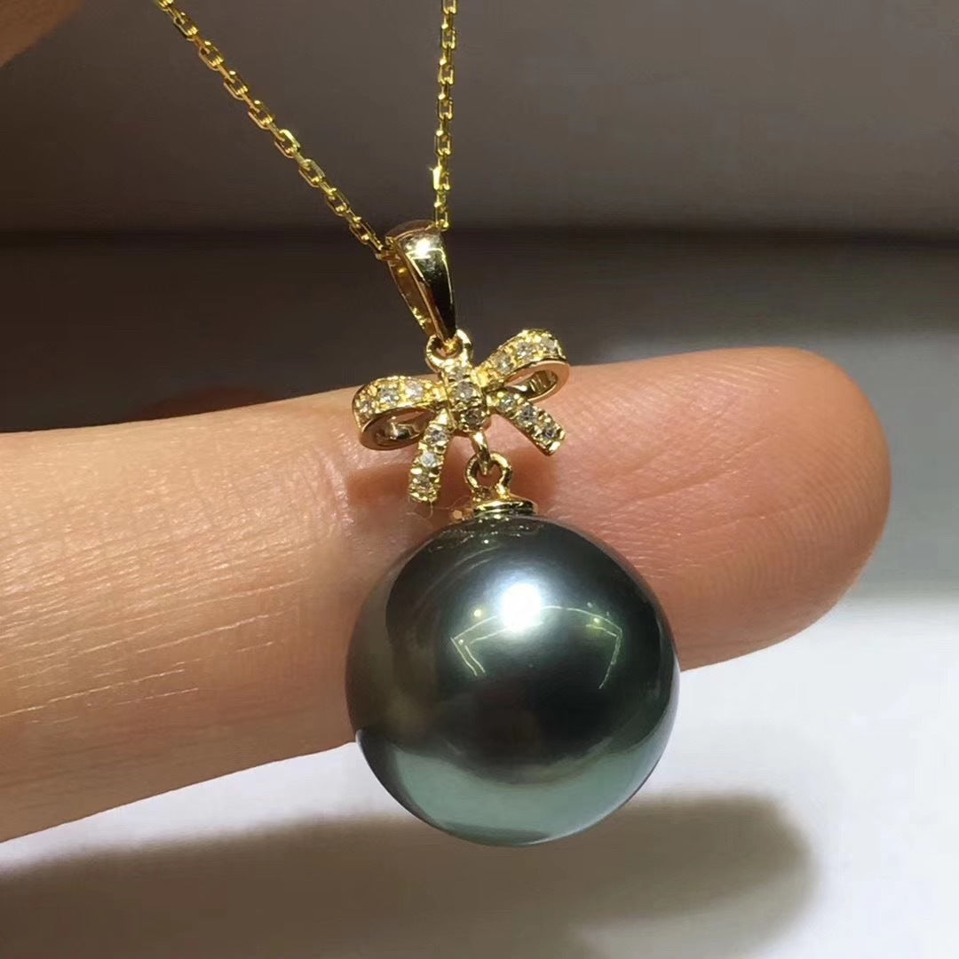 S925 Sterling Silver 18K Gold Plated Pearl Necklace