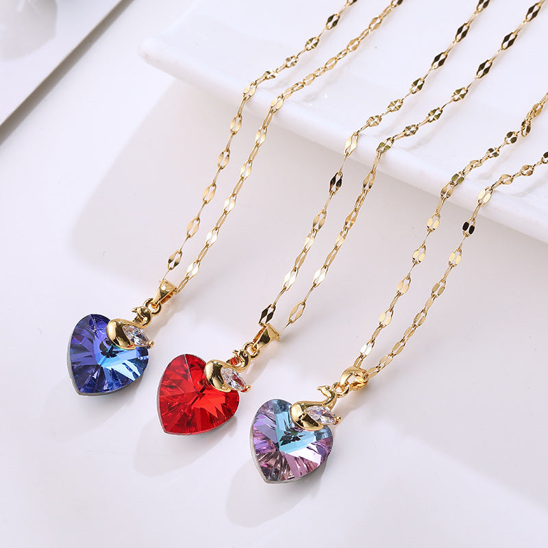 Heart Of The Sea Necklace Matching Jewelry Gold Plated Necklace