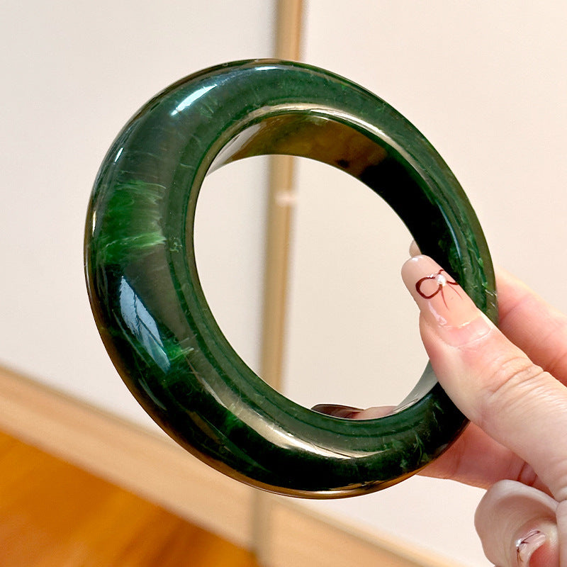 Resin Round Geometric Irregular Bracelet