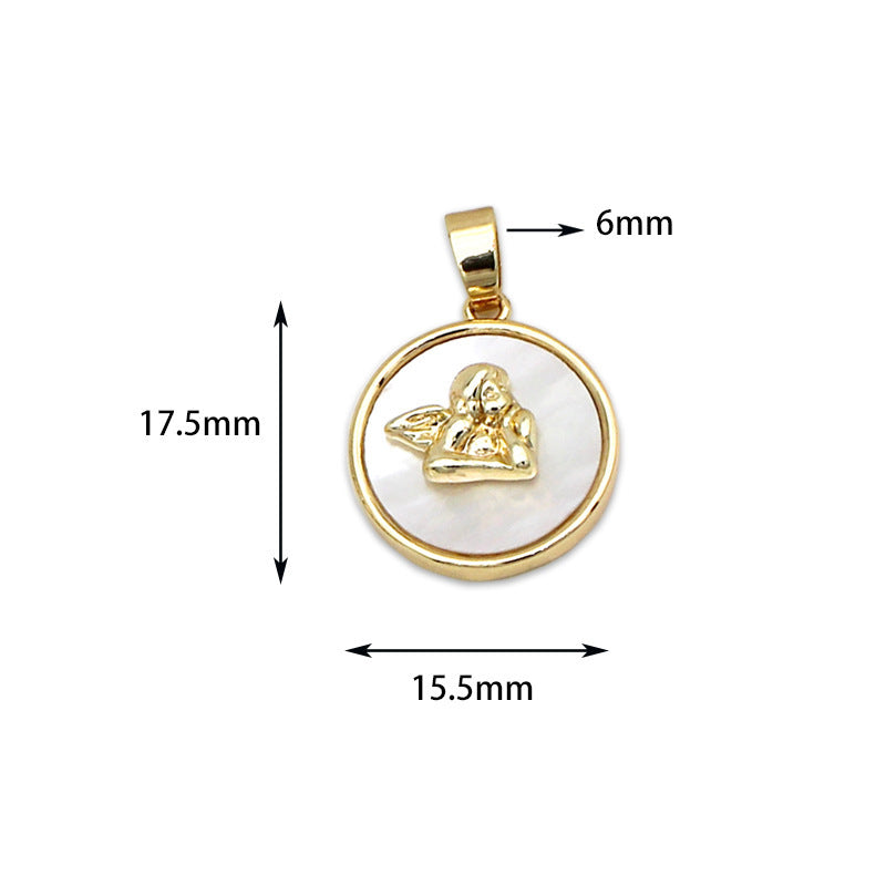 DIY Jewelry Accessories Copper Plated 18K Real Gold