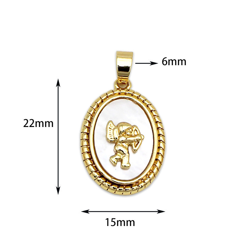 DIY Jewelry Accessories Copper Plated 18K Real Gold