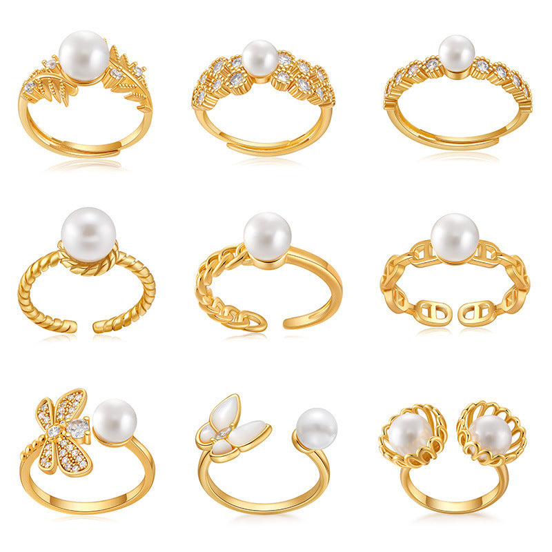 Elegant High-grade Opening Adjustable Ring Color Retention
