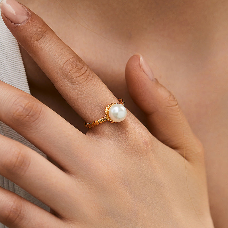 Elegant High-grade Opening Adjustable Ring Color Retention